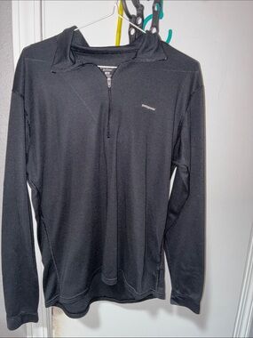 Patagonia Men's Black Long-Sleeve Half-Zip Pullover